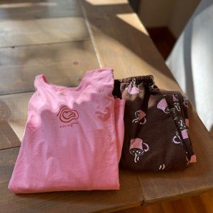 Life Is Good Pajamas Set - Hot Chocolate Design Size M